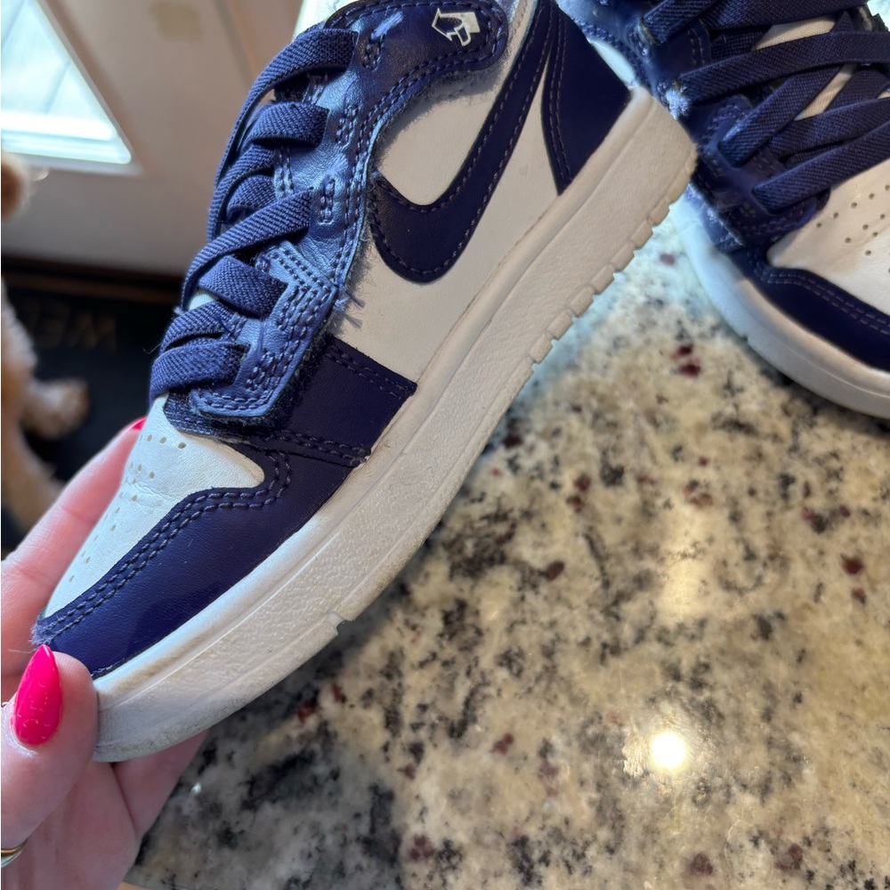 Nike Blue and White Sneakers
